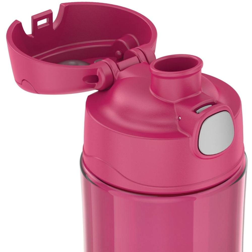 Thermos Kids Plastic Water Bottle with Spout Lid 16Oz - 16 fl oz - Raspberry - Tritan, Stainless Steel