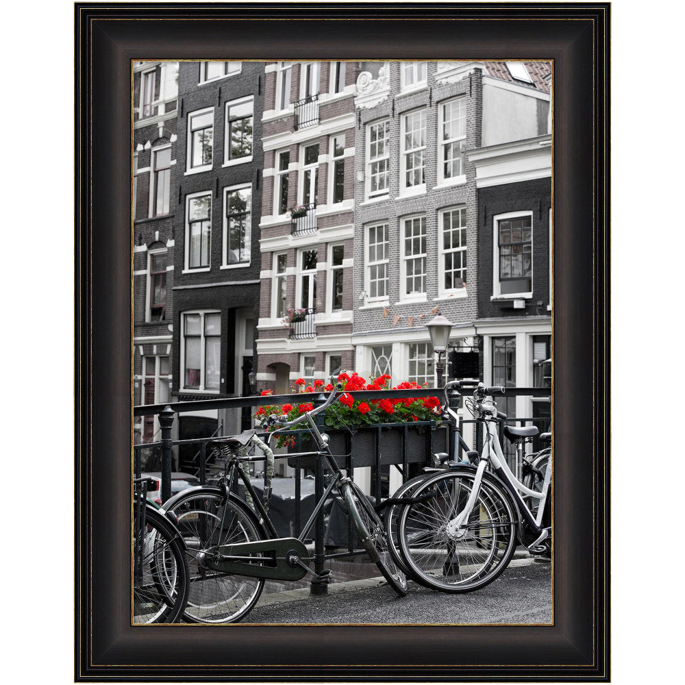 Amanti Art Picture Frame, 29in x 23in, Matted For 18in x 24in, Trio Oil-Rubbed Bronze