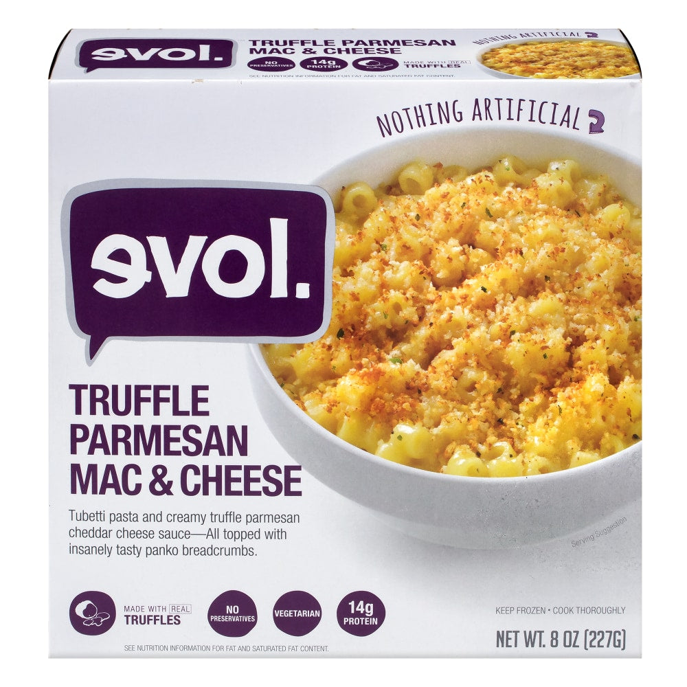 Evol Bowl Truffle Parmesan Mac and Cheese, 8 Oz, Pack Of 5