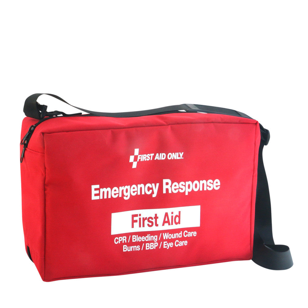 First Aid Only Emergency Response Bag, Red