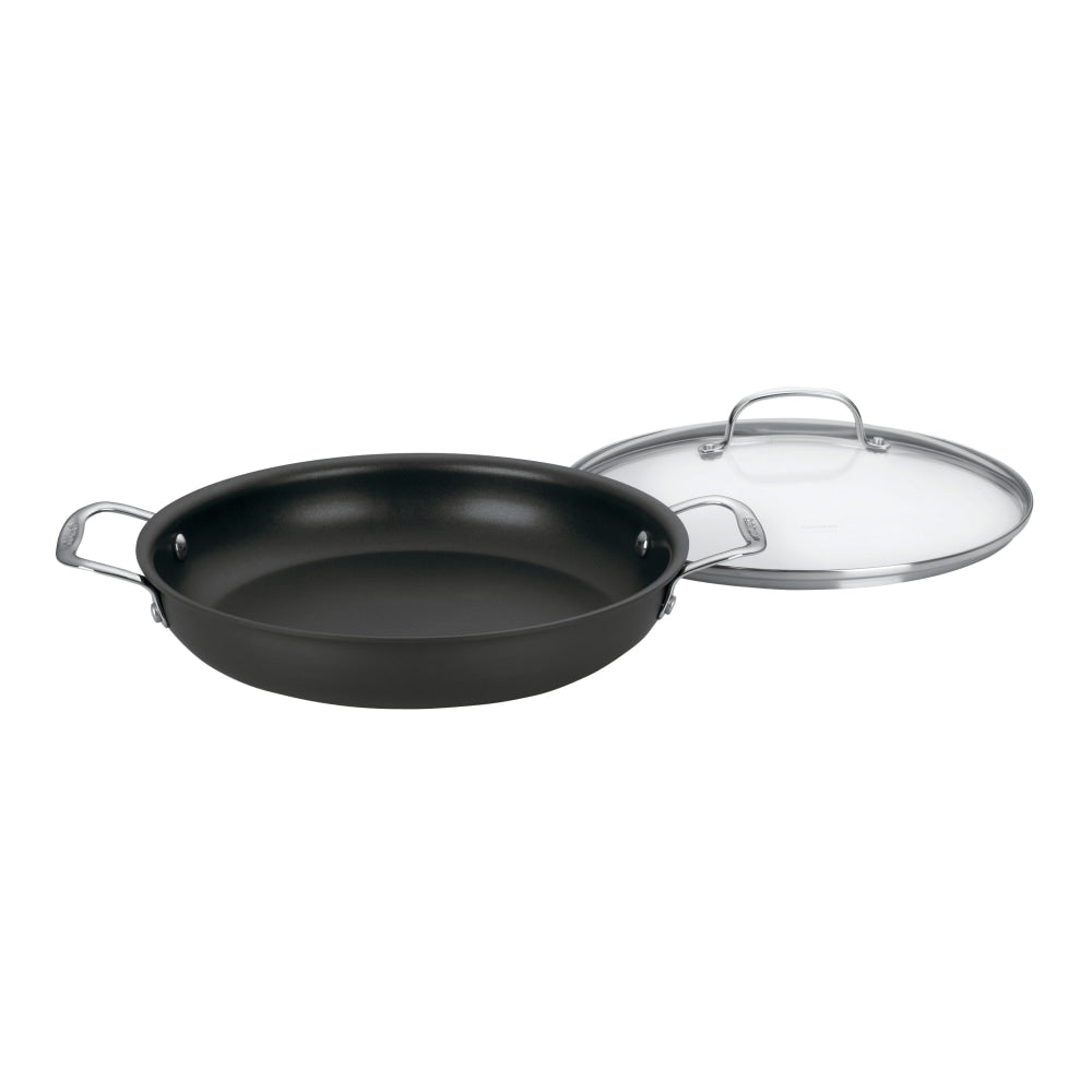 Cuisinart 12in Everyday Pan With Medium Dome Cover, Black