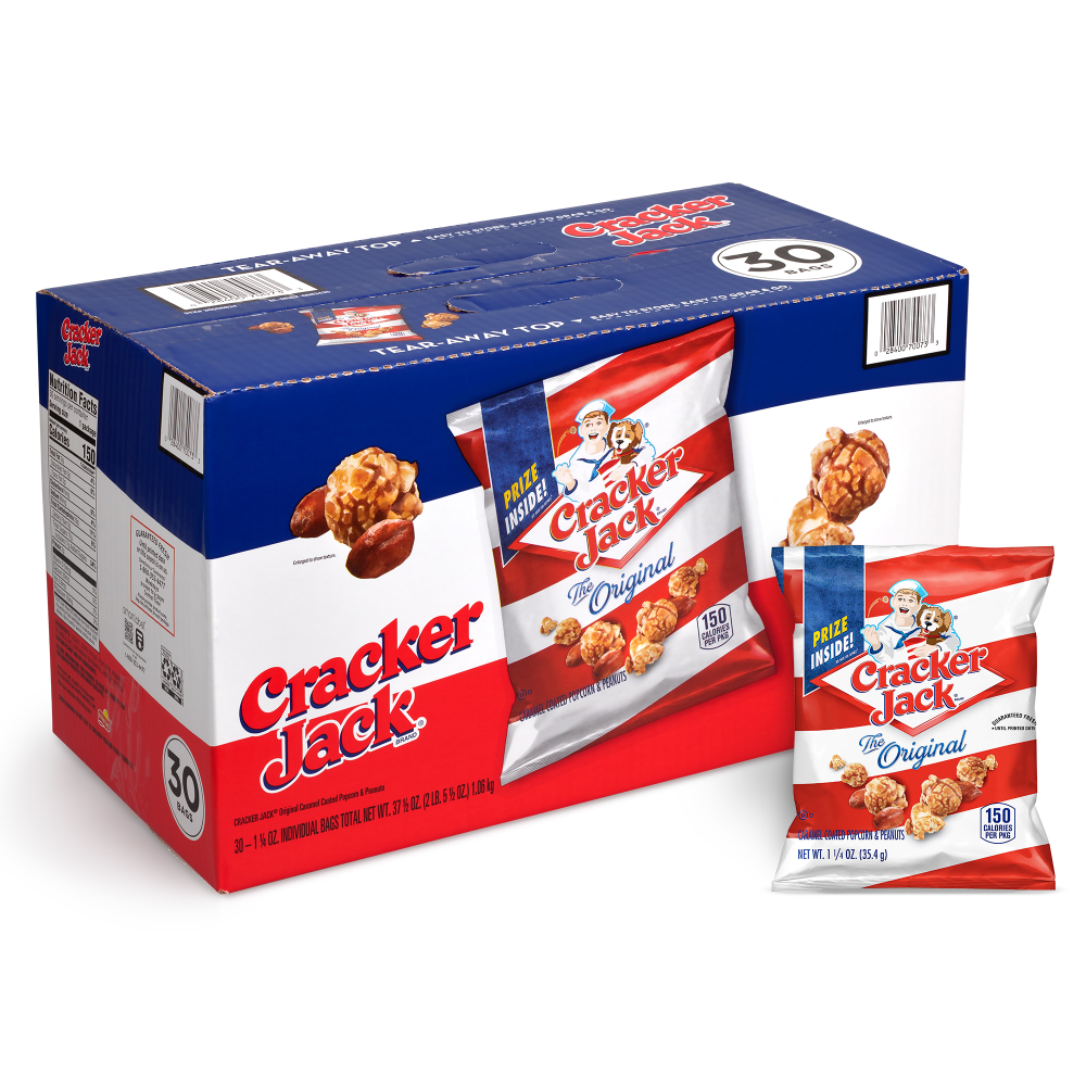 Cracker Jack Bags, 1.25 Oz, Box Of 30 Bags