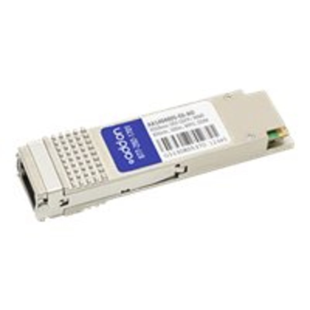 AddOn - QSFP+ transceiver module (equivalent to: Avaya/Nortel AA1404005-E6) - 40 Gigabit LAN - 40GBASE-SR4 - MPO multi-mode - up to 984 ft - 850 nm - TAA Compliant