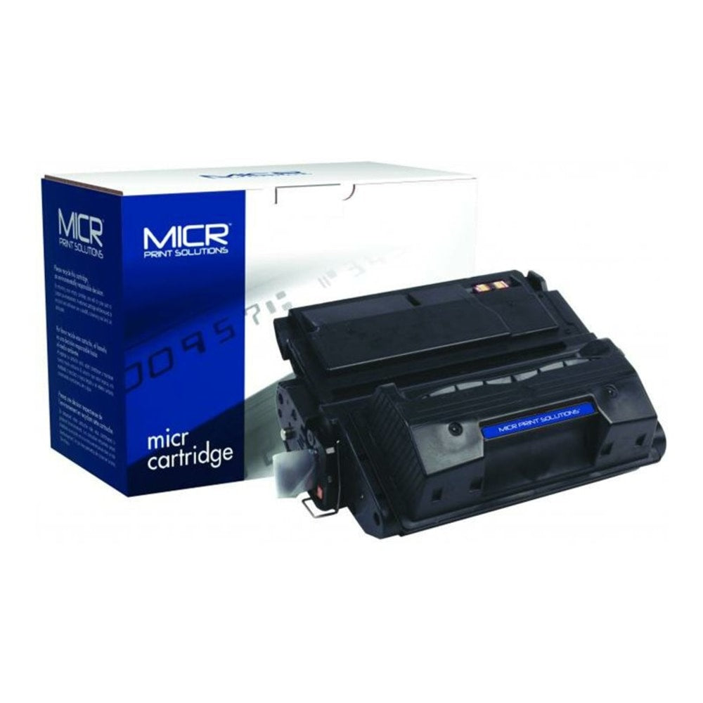 MICR Print Solutions Black High Yield MICR Toner Cartridge Replacement For HP 42X, Q5942X, MCR42XM