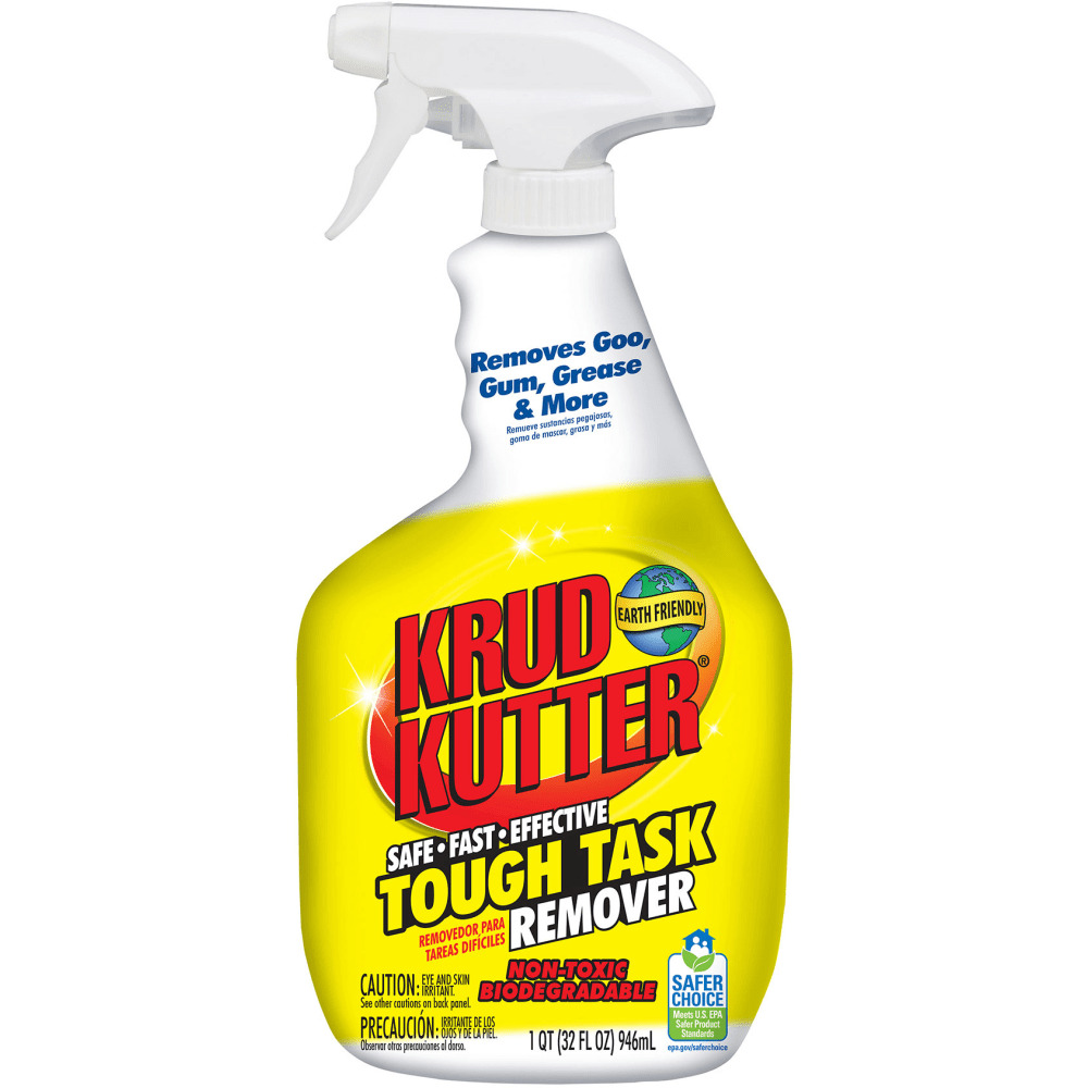 Krud Kutter Tough Task Remover Spray, 32 Oz, Clear, Pack Of 4 Spray Bottles