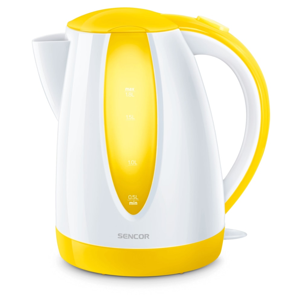 Sencor SWK1810WH Simple Electric Kettle, 1.8 Liter, Yellow