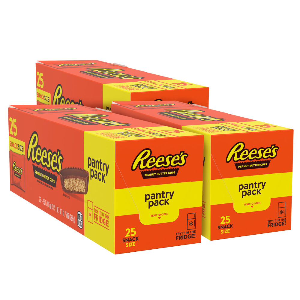 Reeses Snack Size Pantry Packs, 13.75 Oz, Case Of 3 Packs