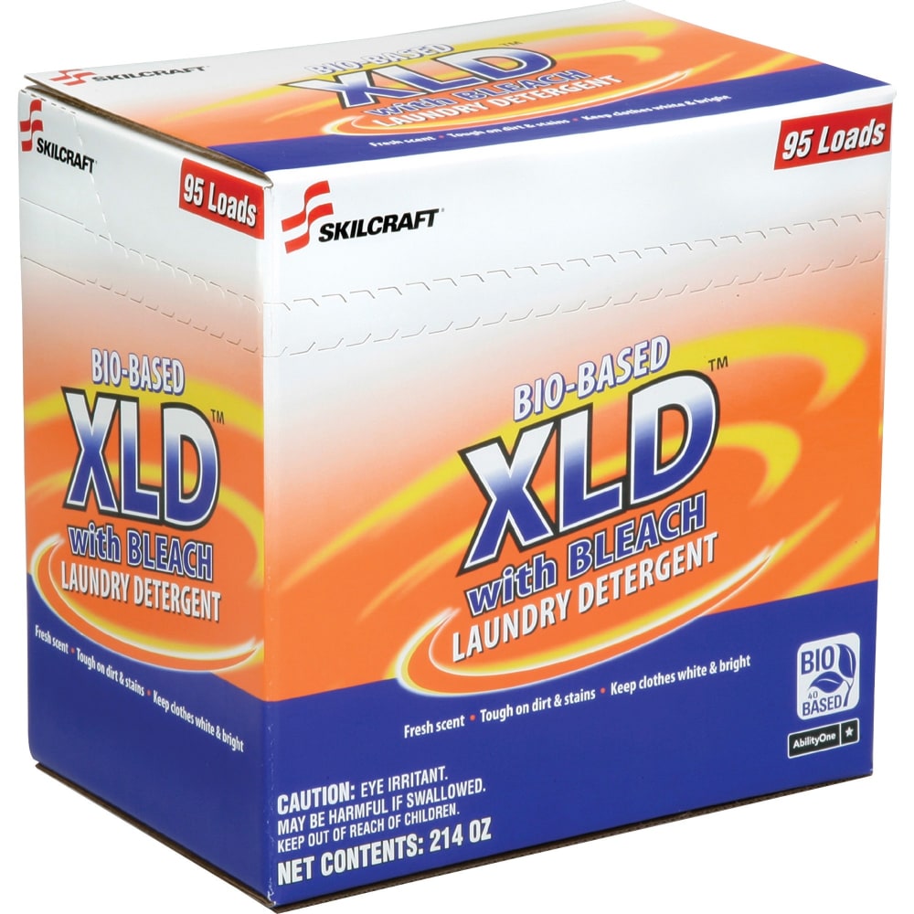 SKILCRAFT Bio-Based XLD Laundry Detergent, 214 Oz Bottle, Case Of 2