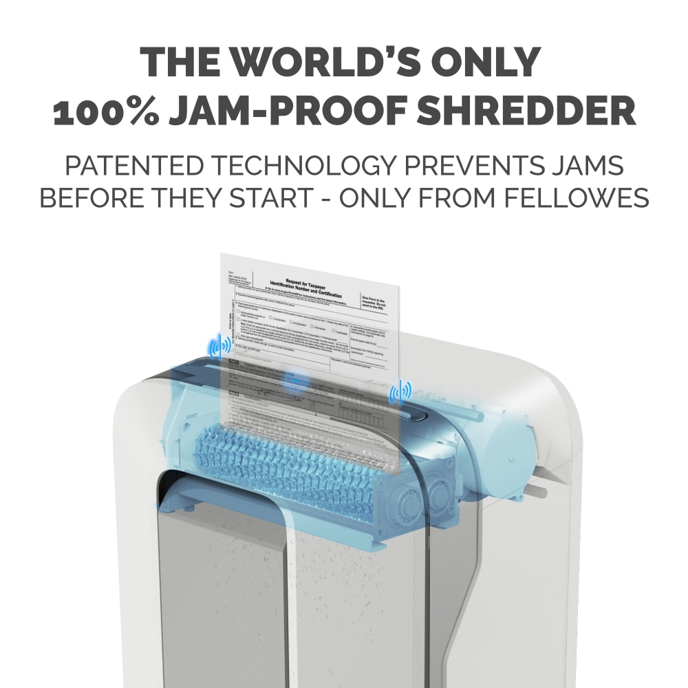 Fellowes Powershred LX200 12 Sheet Micro-Cut Paper Shredder, White, 5015101