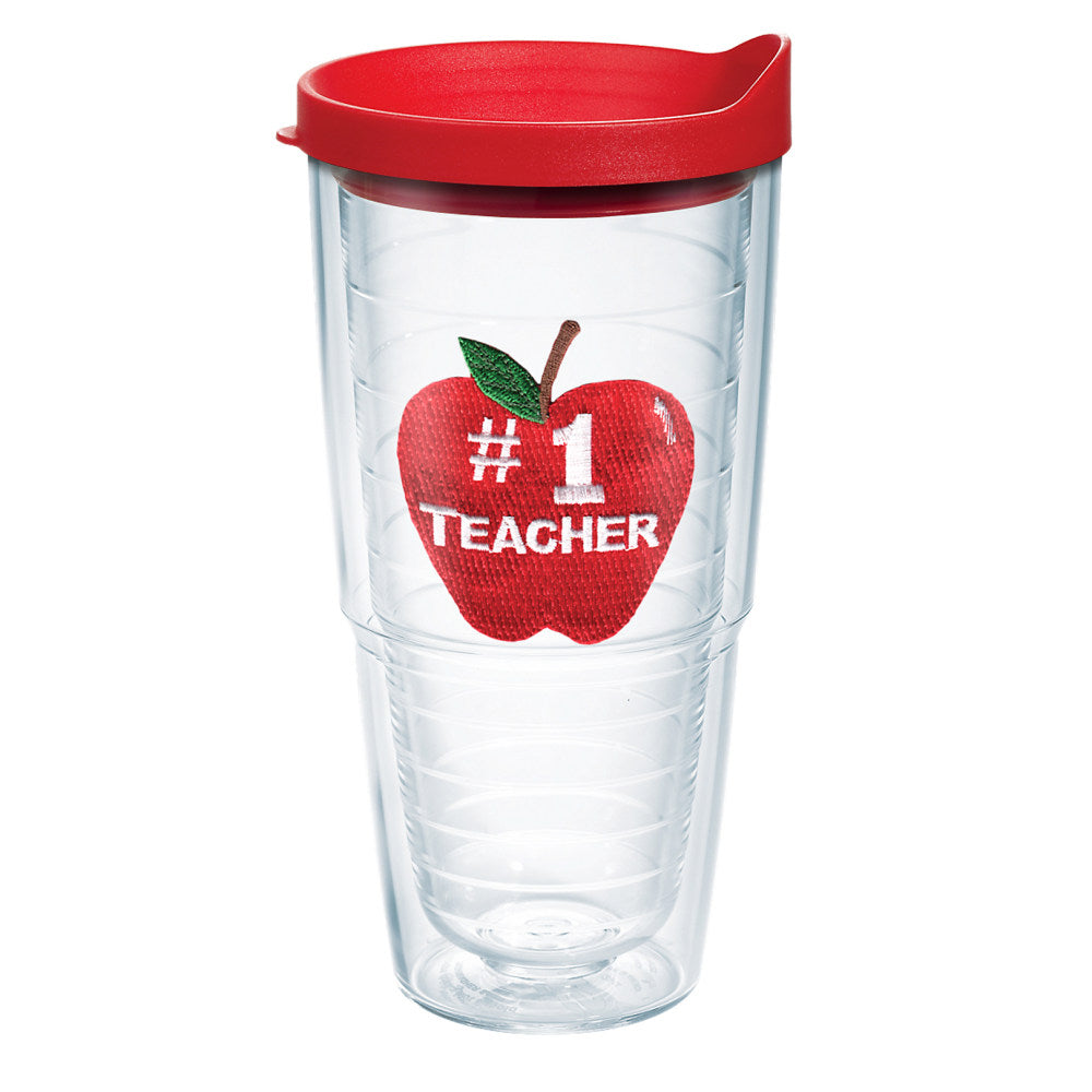 Tervis Tumbler With Lid, 24 Oz, No. 1 Teacher