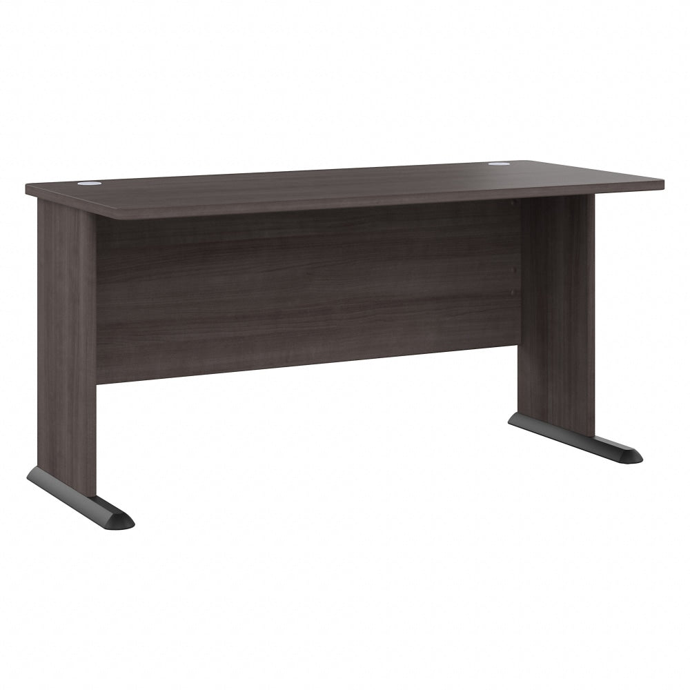 Bush Business Furniture Studio A 60inW Computer Desk, Storm Gray, Standard Delivery