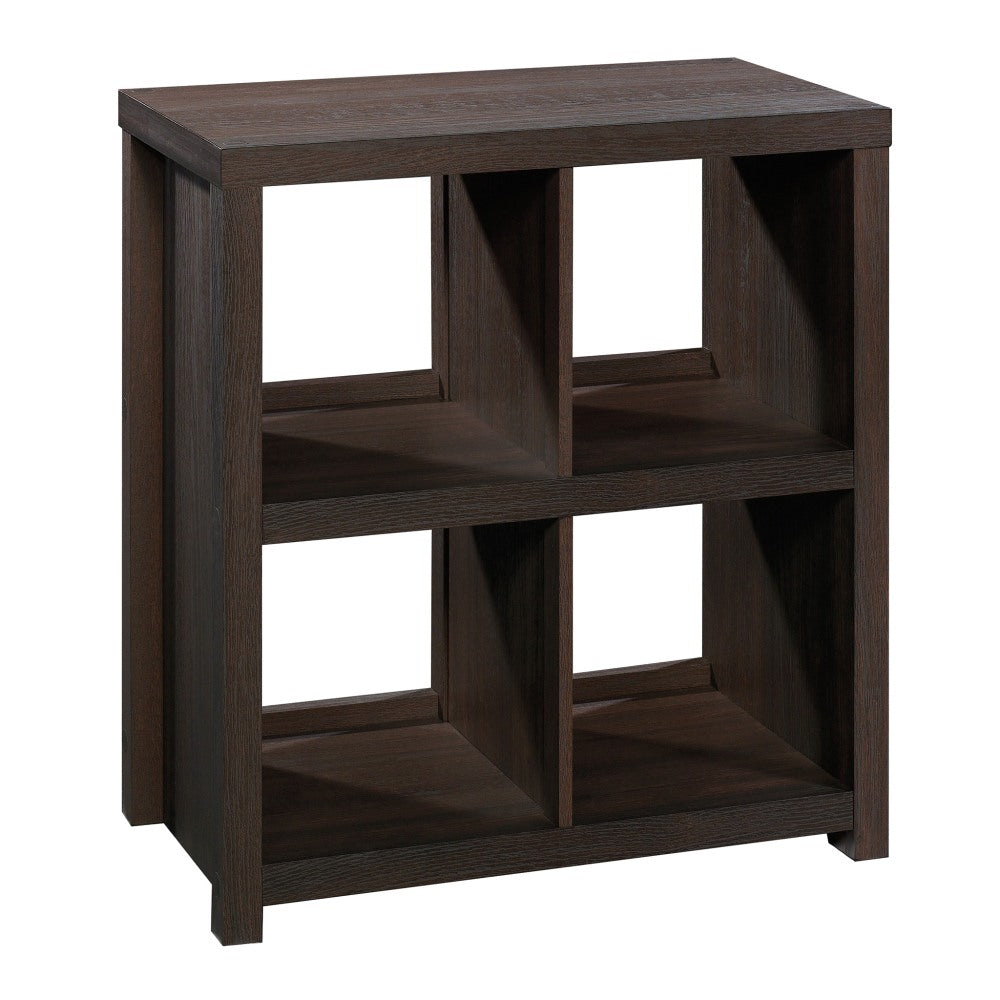 Sauder HomePlus 33inH Cube Storage Bookcase, 4 Shelves, Dakota Oak