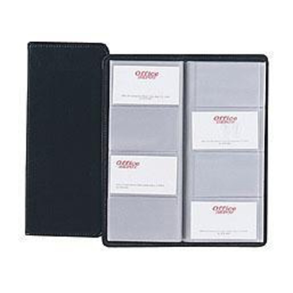 Hazel Westport Card File, 10 3/8in x 4 1/4in, Black