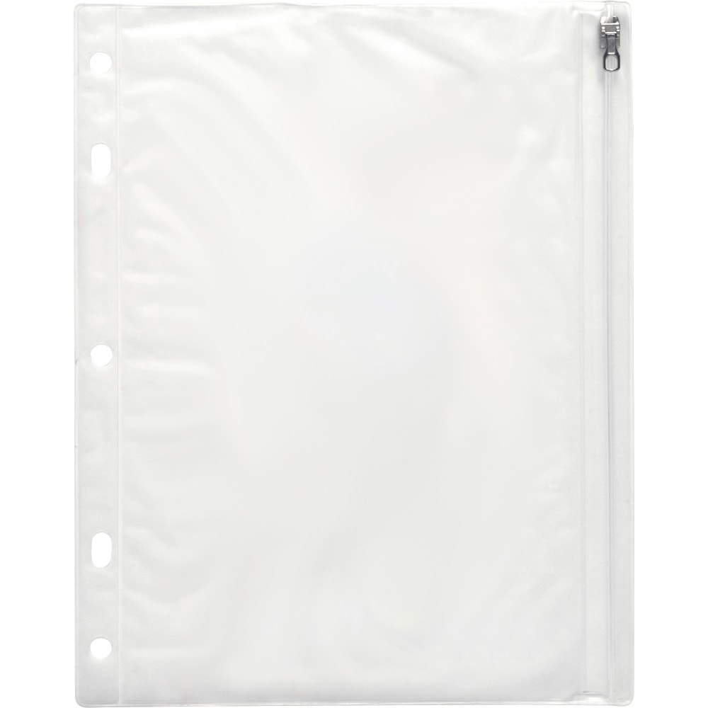 Sparco Vinyl Ring Binder Pocket, 8ft x 10in, Clear