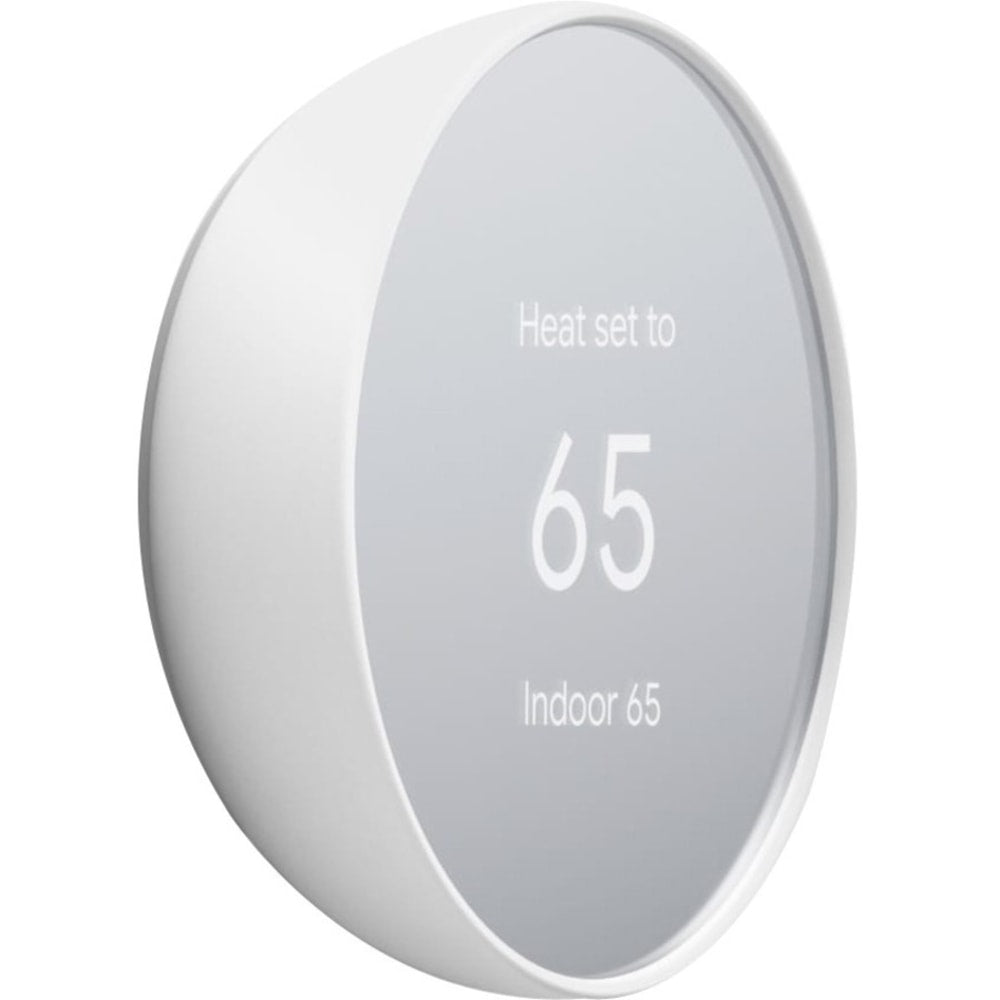 Google Nest HVAC System Programmable Smart Thermostat With Sensor, White