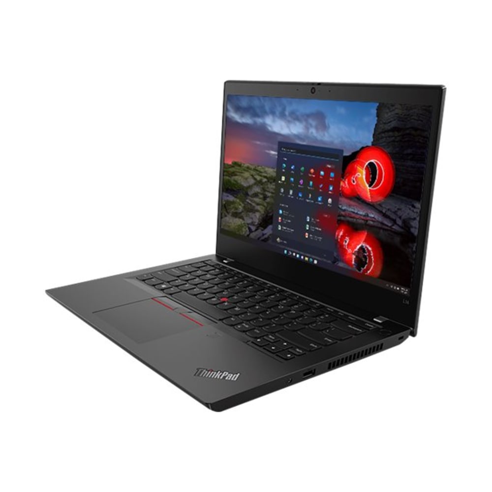 Lenovo ThinkPad L14 Gen1 20U5004UUS 14in Laptop - AMD Ryzen 7 PRO 4750U Octa-core 1.70 GHz - 8 GB RAM - 256 GB SSD - Glossy Black - Windows 10 Pro - AMD Radeon Graphics