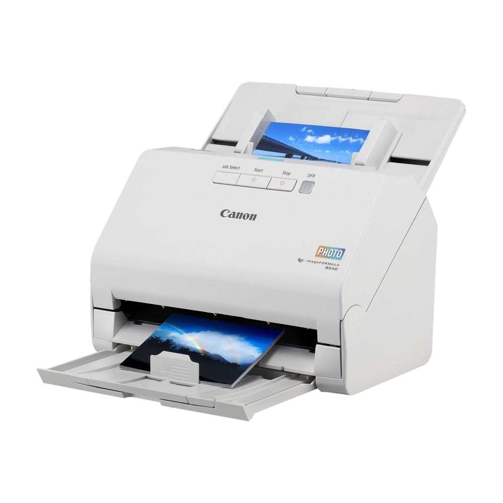 Canon imageFORMULA RS40 - Document scanner - Contact Image Sensor (CIS) - Duplex - Legal - 600 dpi - up to 40 ppm (mono) / up to 30 ppm (color) - ADF (60 sheets) - up to 4000 scans per day - USB 2.0