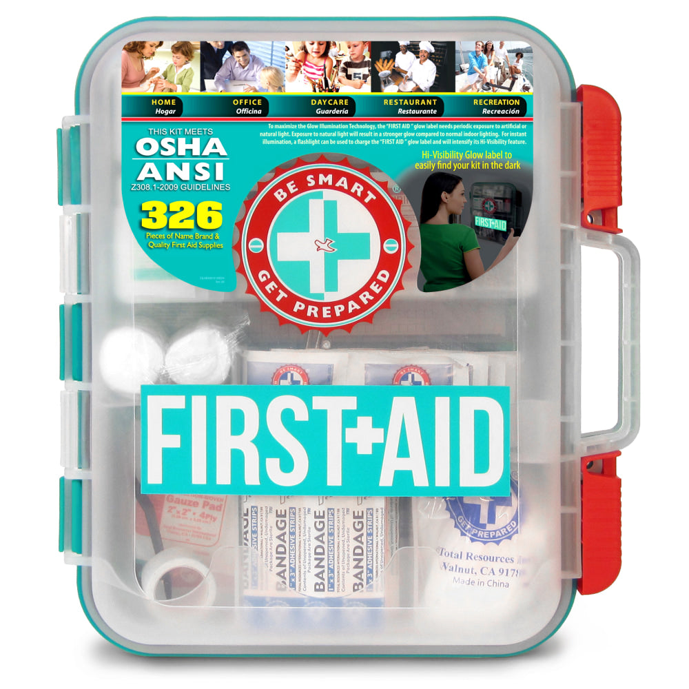 Be Smart Get Prepared Omar Medical Supplies First Aid Kit, 326 Pieces