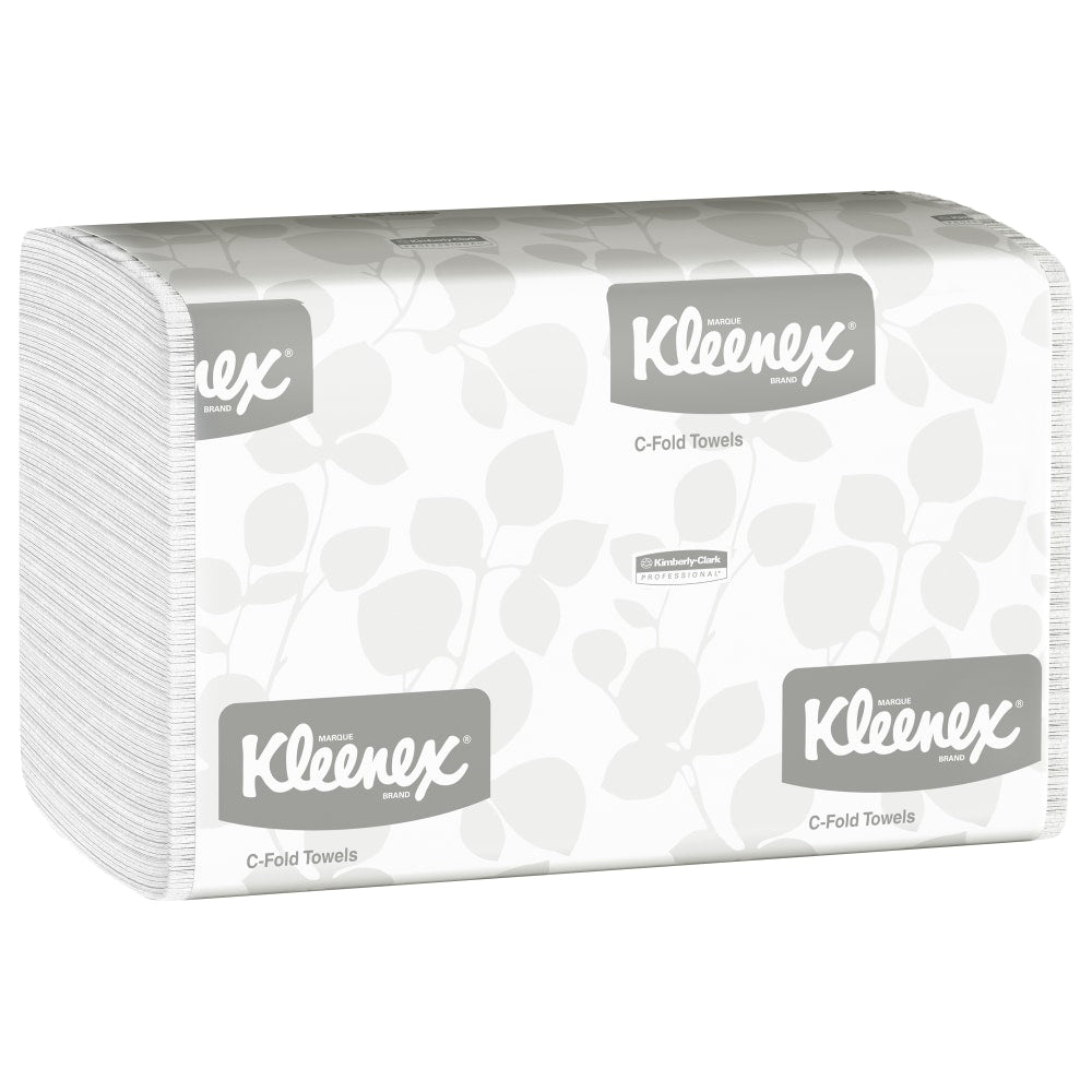 Kleenex Professional C-Fold Paper Towels, 150 Sheets Per Pack, Case of 16 Packs