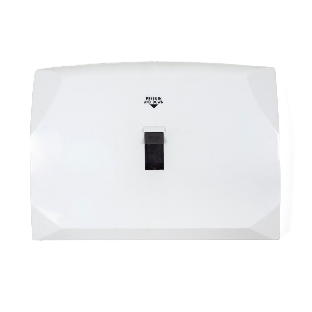 Hospeco Health Gards Lever Activated Toilet Seat Cover Dispenser System, White