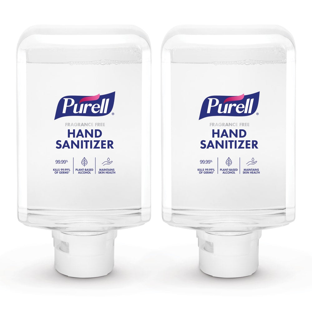 PURELL Advanced Hand Sanitizer Foam, ES10 Refill, Fragrance-Free, 1200 mL, Case of 2 Refills