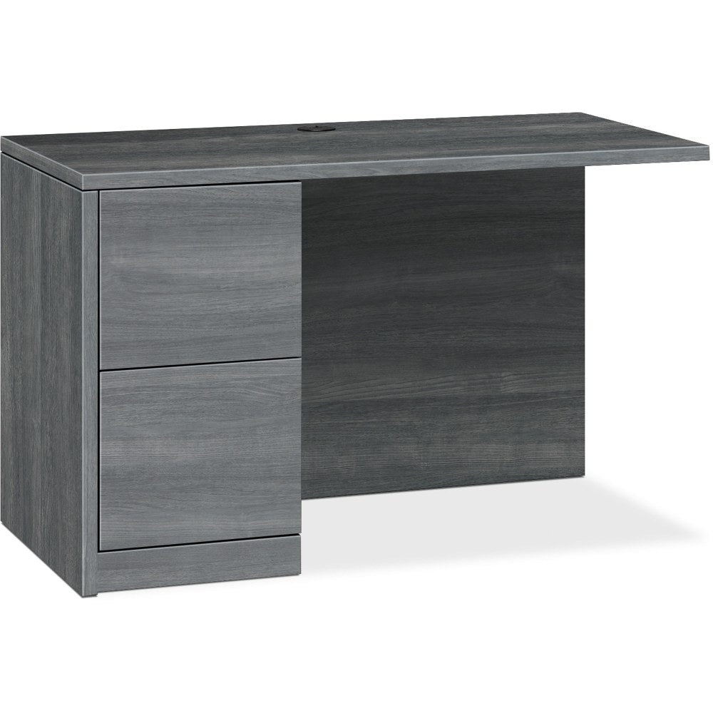 HON 10500 48in Left Desk Return, Sterling Ash