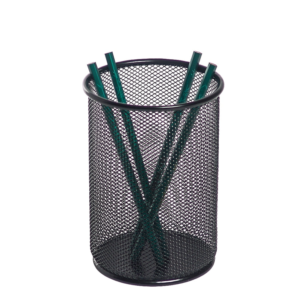 Office Depot Brand Mesh Jumbo Pencil Holder, Black