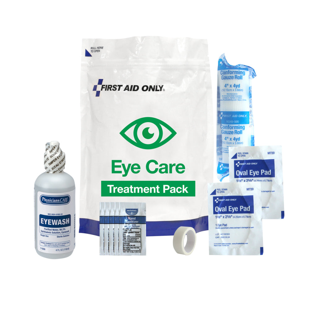 First Aid Only Eye Care Treatment Pack Refill, White