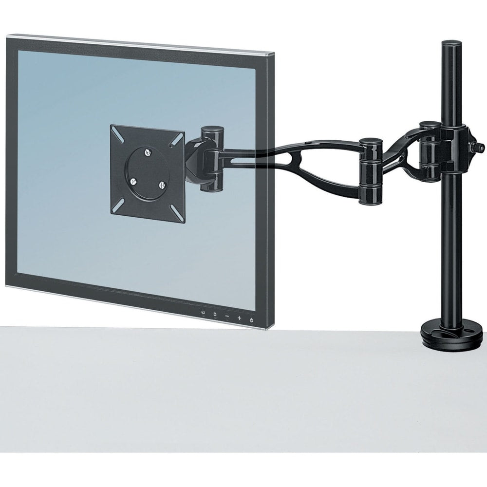 Fellowes Adjustable Monitor Arm, Black