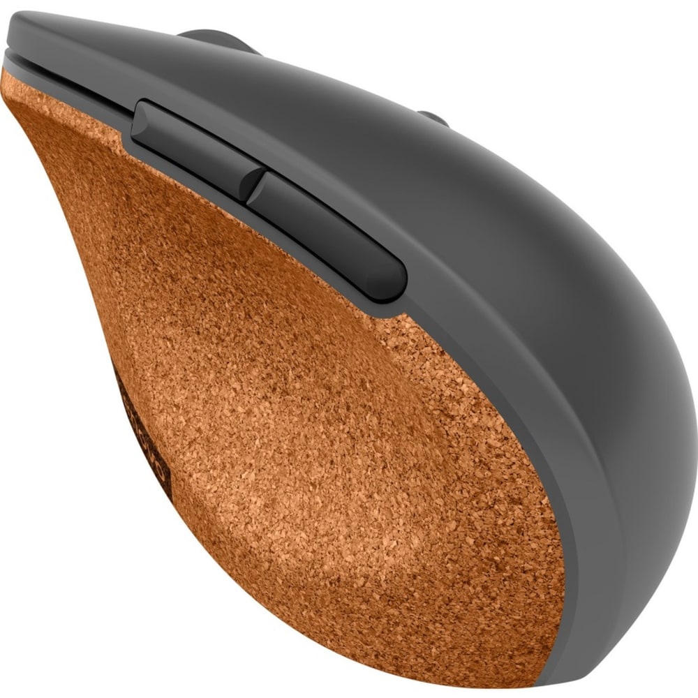 Lenovo Go Wireless Vertical Mouse - Optical - Wireless - 2.40 GHz - Storm Gray - USB Type A - 2400 dpi - Scroll Wheel - 6 Button(s) - 3 Programmable Button(s)