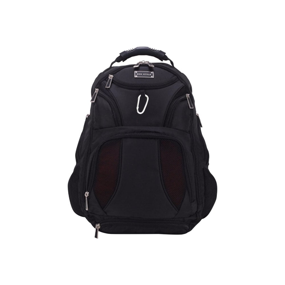 ECO STYLE Jet Set Smart Backpack - Notebook carrying backpack - 16in - black