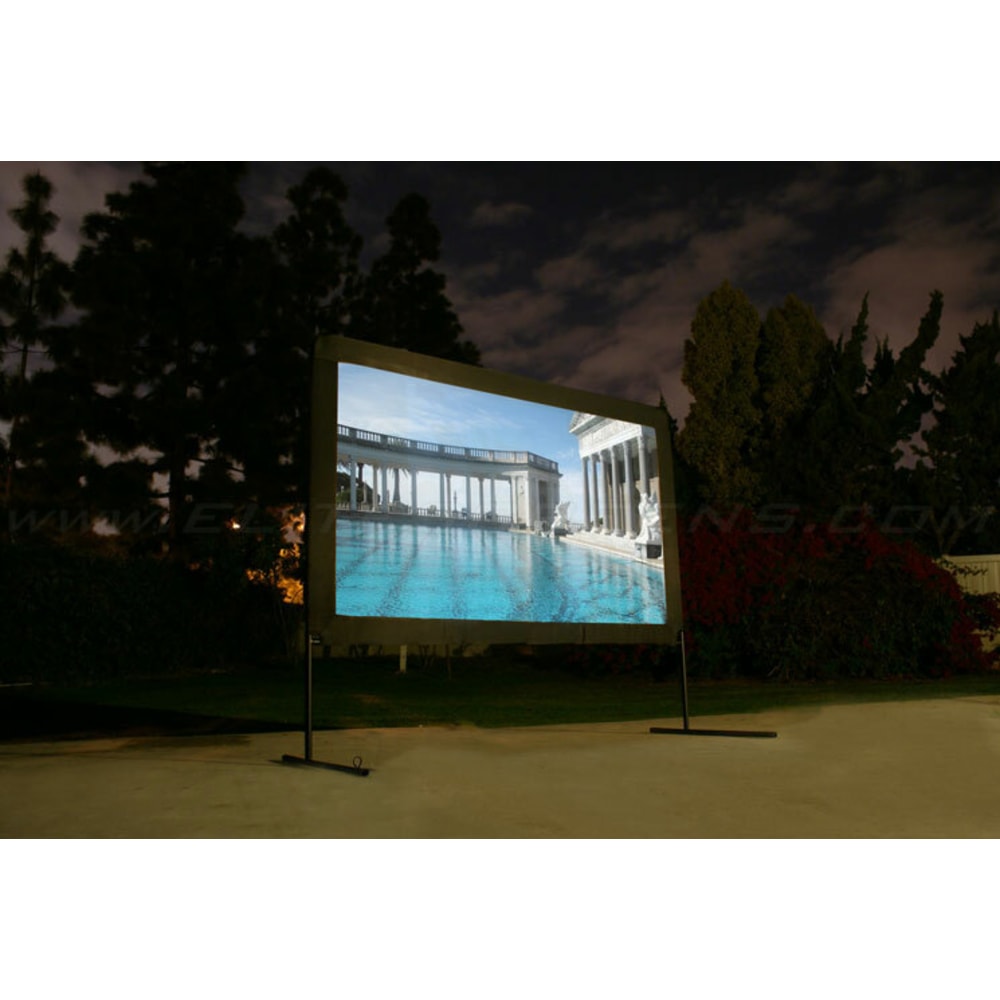 Elite Screens? Yard Master Series - 100-in 16:9, Foldable Outdoor Portable Light Weight Front Projection Movie Screen, OMS100H"