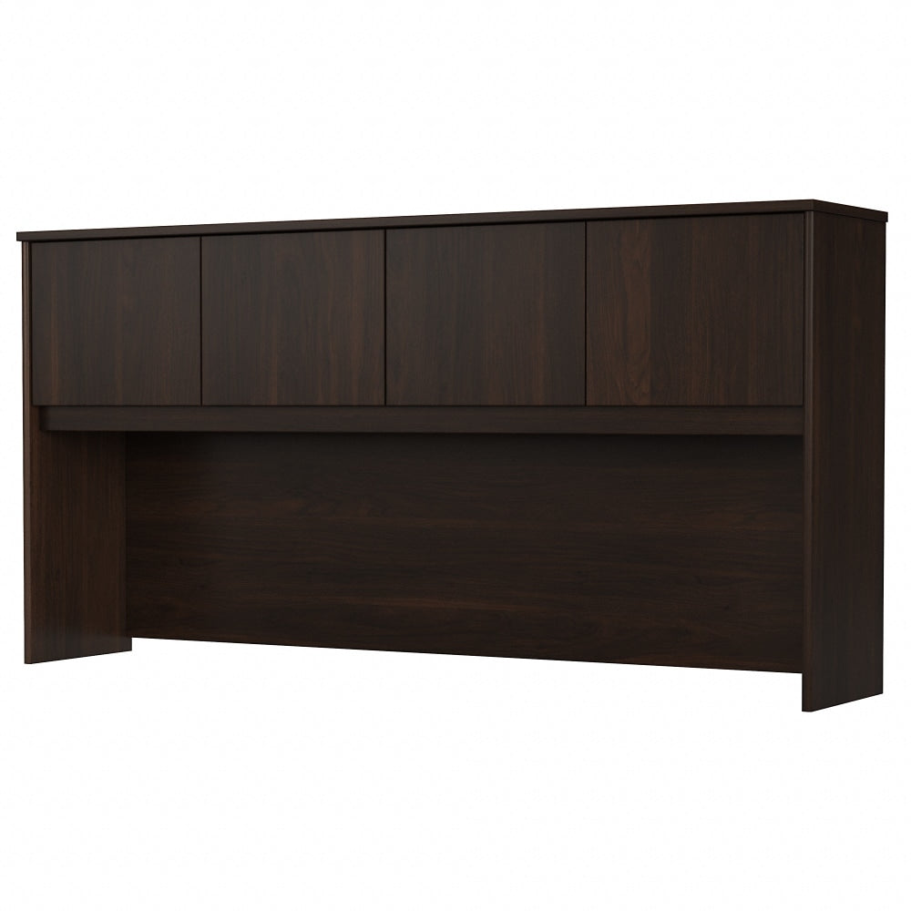 Bush Business Furniture Studio C 72inW Desk Hutch, Black Walnut, Standard Delivery