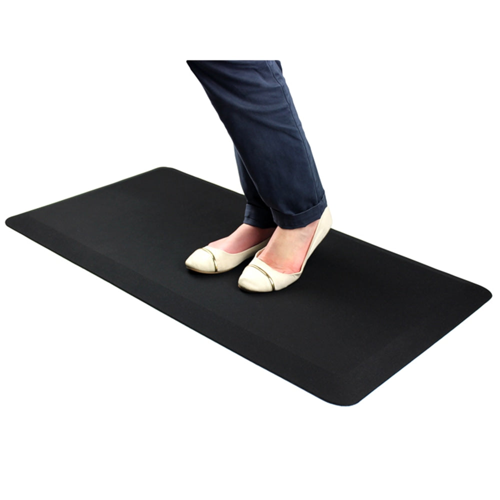 Floortex AFS-TEX 3000 Active Anti-Fatigue Mat, 20in x 39in, Midnight Black