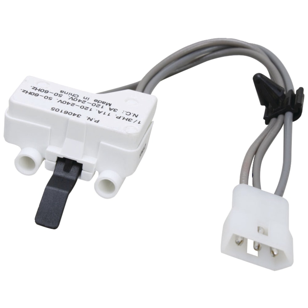 Exact Replacement Parts Dryer Door Switch For Whirlpool 3406105, White, ER3406105