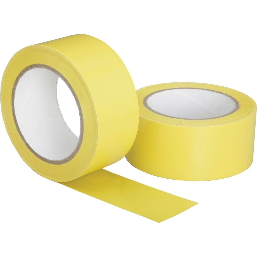 SKILCRAFT Floor Safety Marking Tape, 2in x 108ft, Yellow (AbilityOne 7510-01-617-4257)