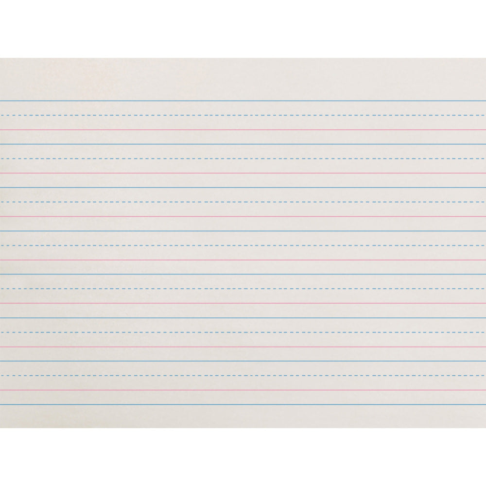 Pacon Broken Midline Writing Paper, Grade 1, 5/8in x 5/16in x 5/16in