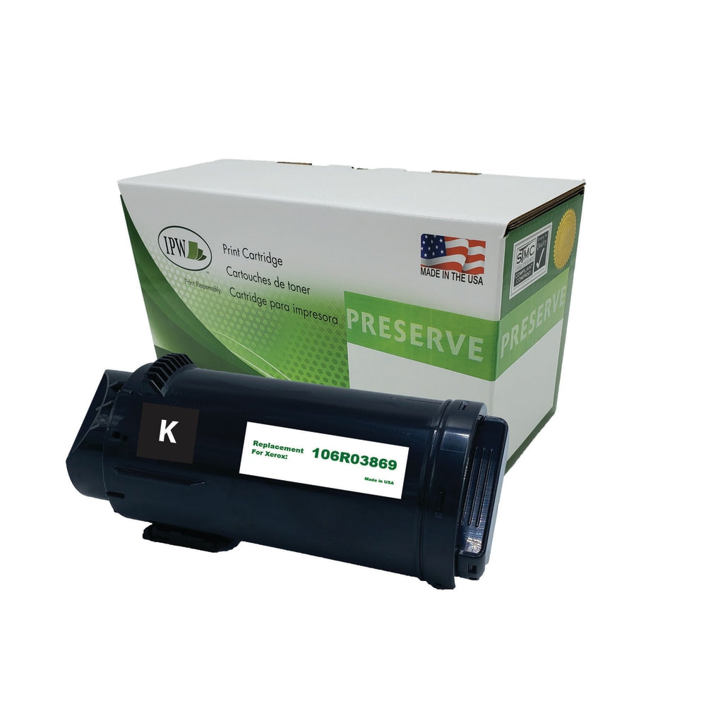 IPW Preserve Remanufactured Black Extra-High Yield Toner Cartridge Replacement For Xerox 106R03869, 106R03869-R-O