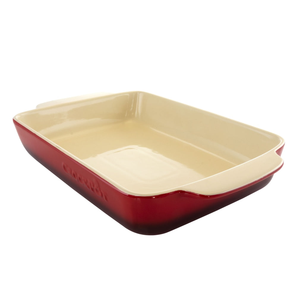 Crock-Pot Artisan 5.6-Quart Stoneware Pan, Red