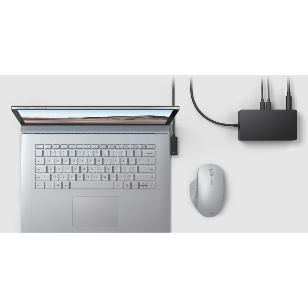 Microsoft Surface Dock 2 - for Notebook/Desktop PC/Smartphone/Monitor/Keyboard/Mouse - 199 W - 6 x USB Ports - USB Type-C - Network (RJ-45) - Wired