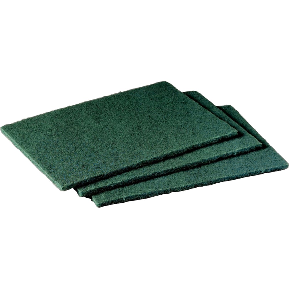 Scotch-Brite General-Purpose Scouring Pads - 6in Width x 9in Length - 60/Carton - Synthetic Fiber - Green