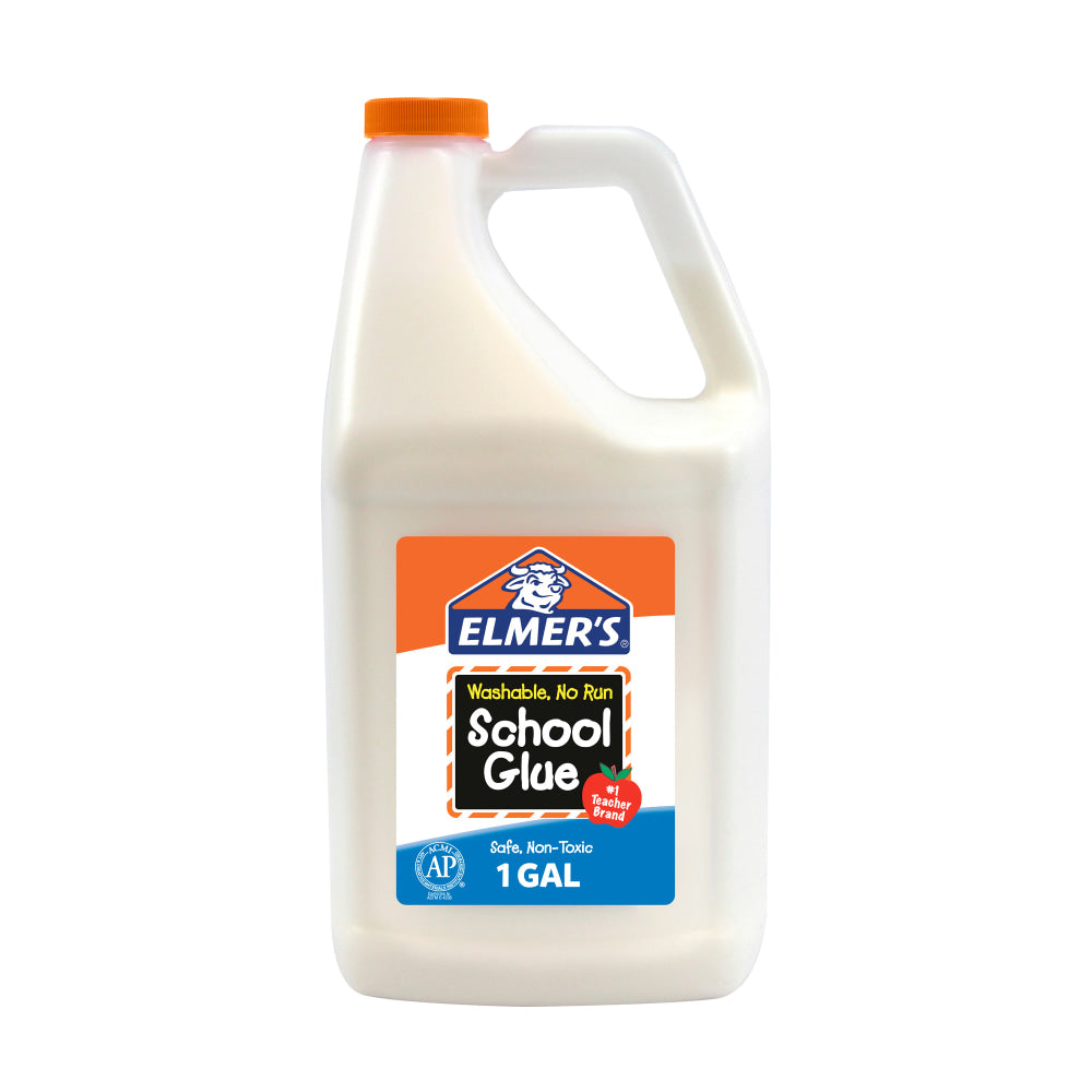 Elmers Washable School Glue, 1 Gallon, White