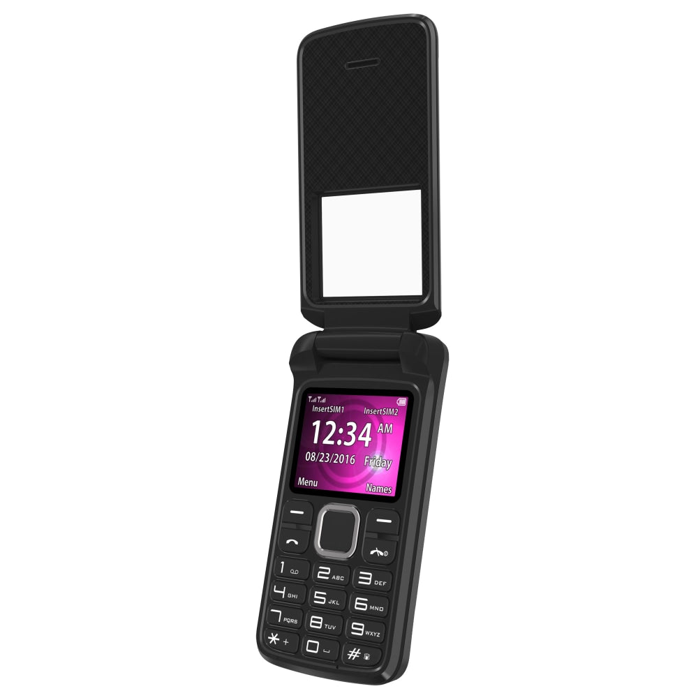 BLU Zoey Flex Z170L Cell Phone, Black