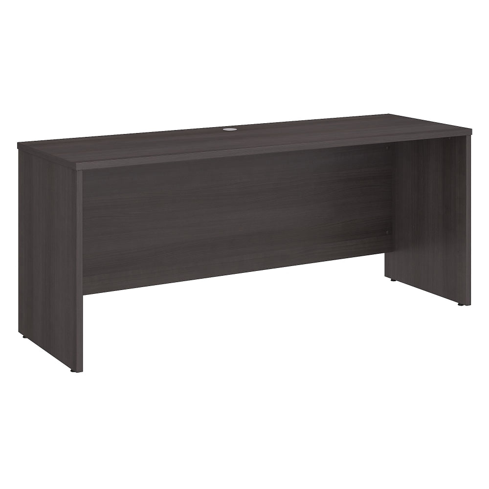 Bush Business Furniture Studio C 72inW Credenza Computer Desk, Storm Gray, Standard Delivery