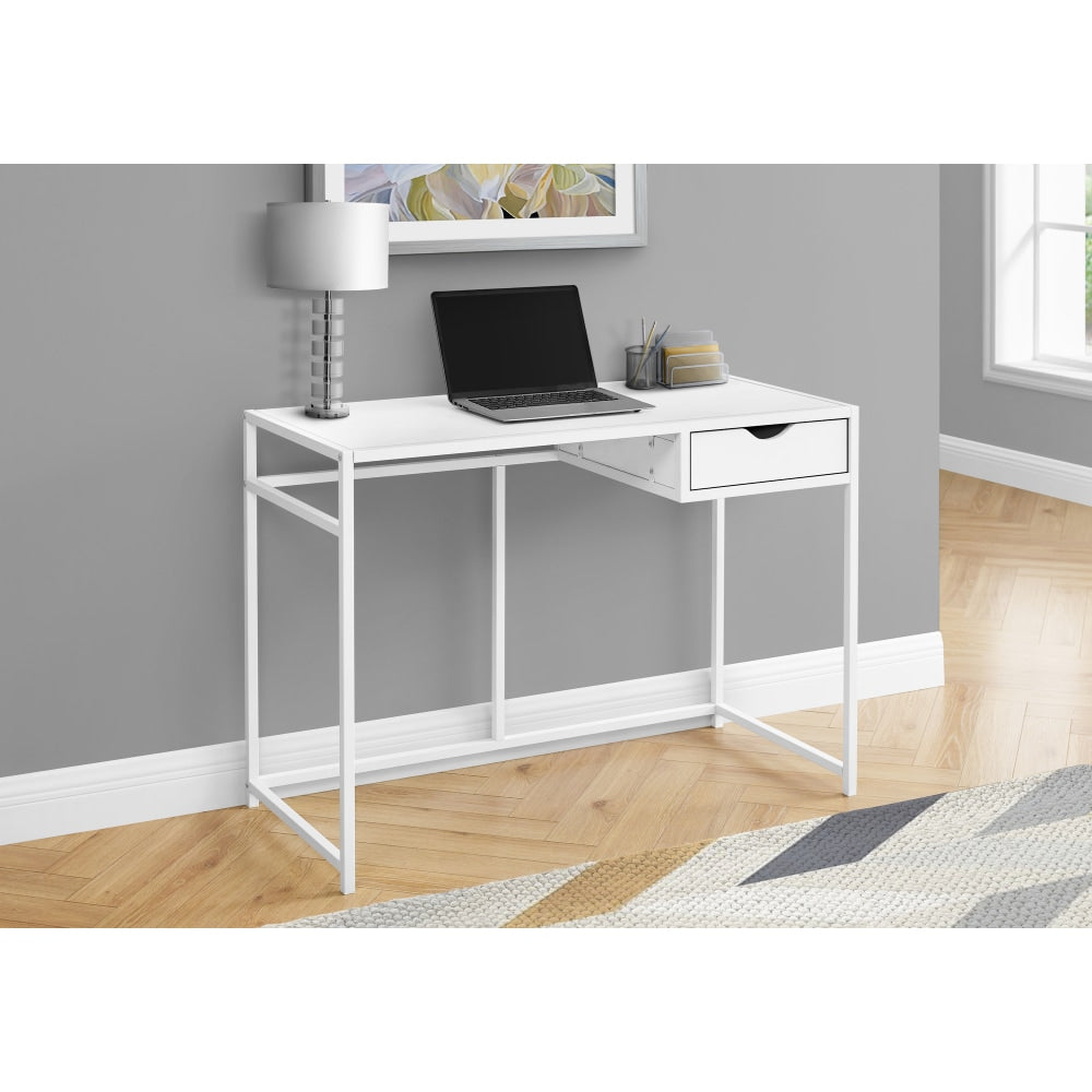 Monarch Specialties Riva 43inW Computer Desk, White