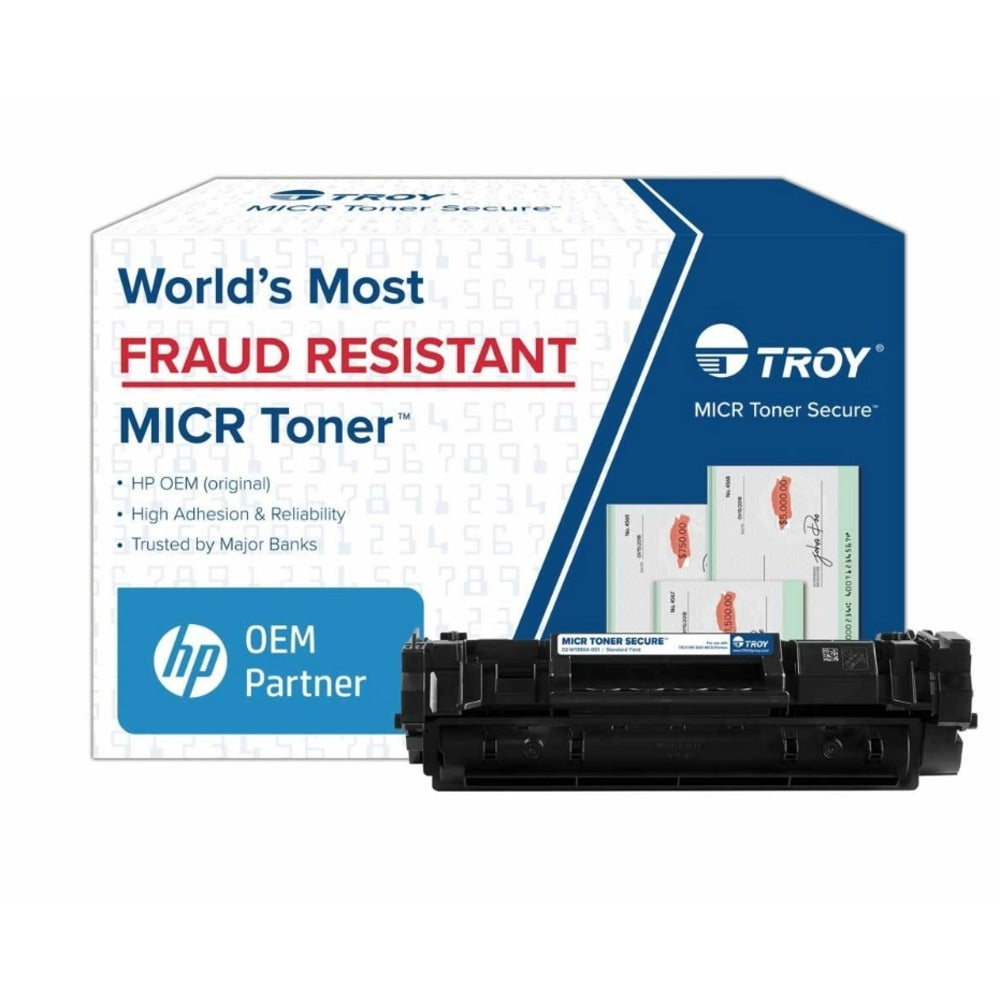 TROY 3001 MICR Toner Secure Black Toner Cartridge, 02-W1380A-001