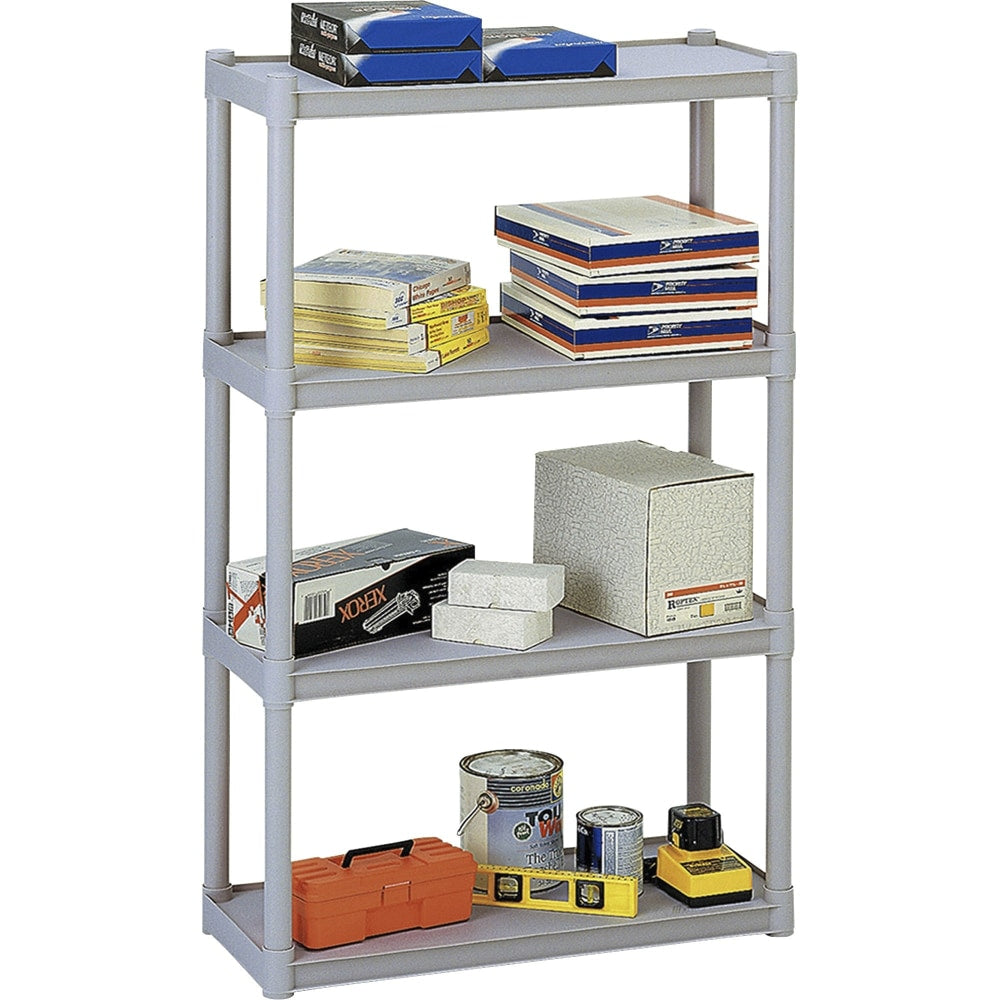 Iceberg Rough N Ready Storage System, 4 Shelves, Platinum