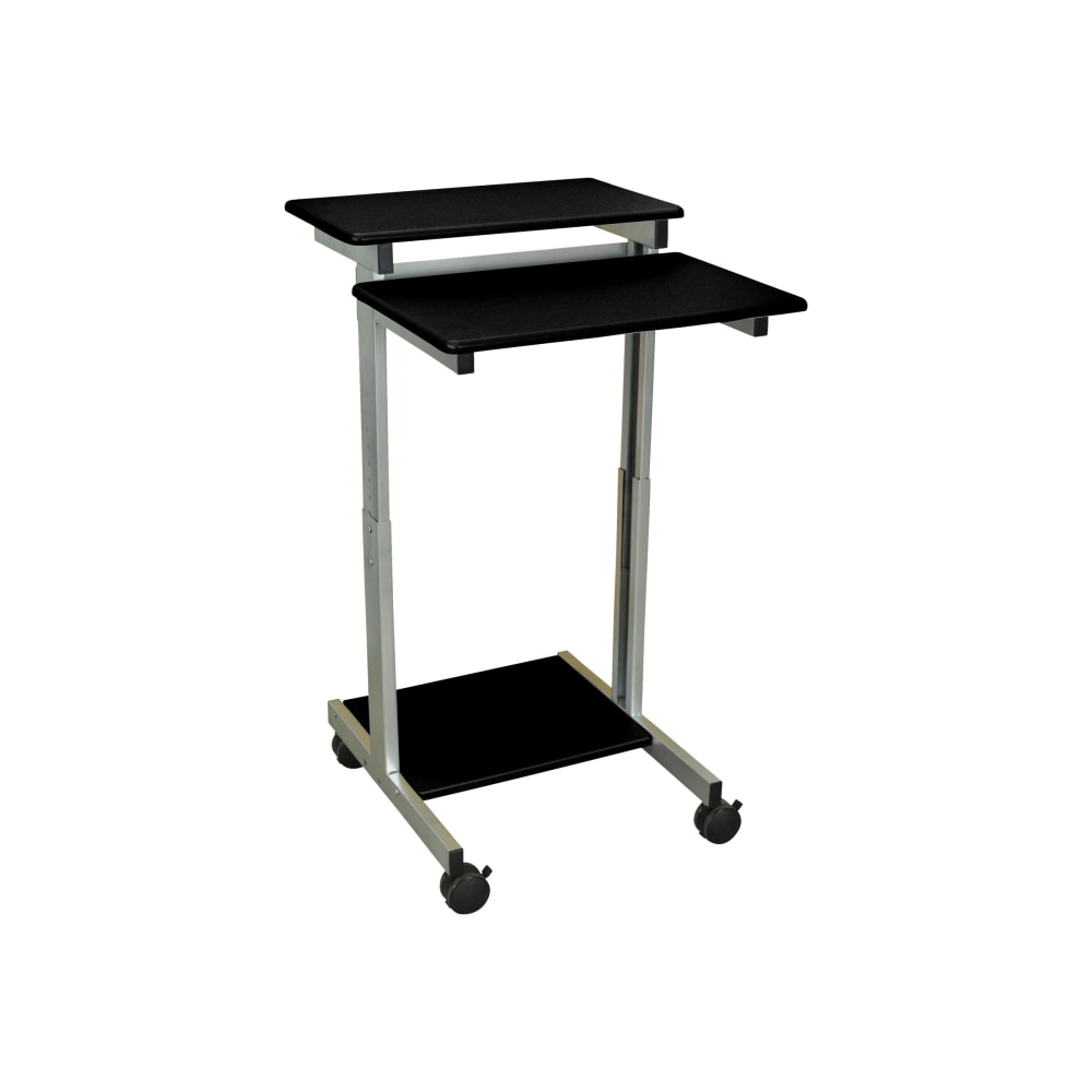 Luxor 24inW Standup Desk, Black/Gray