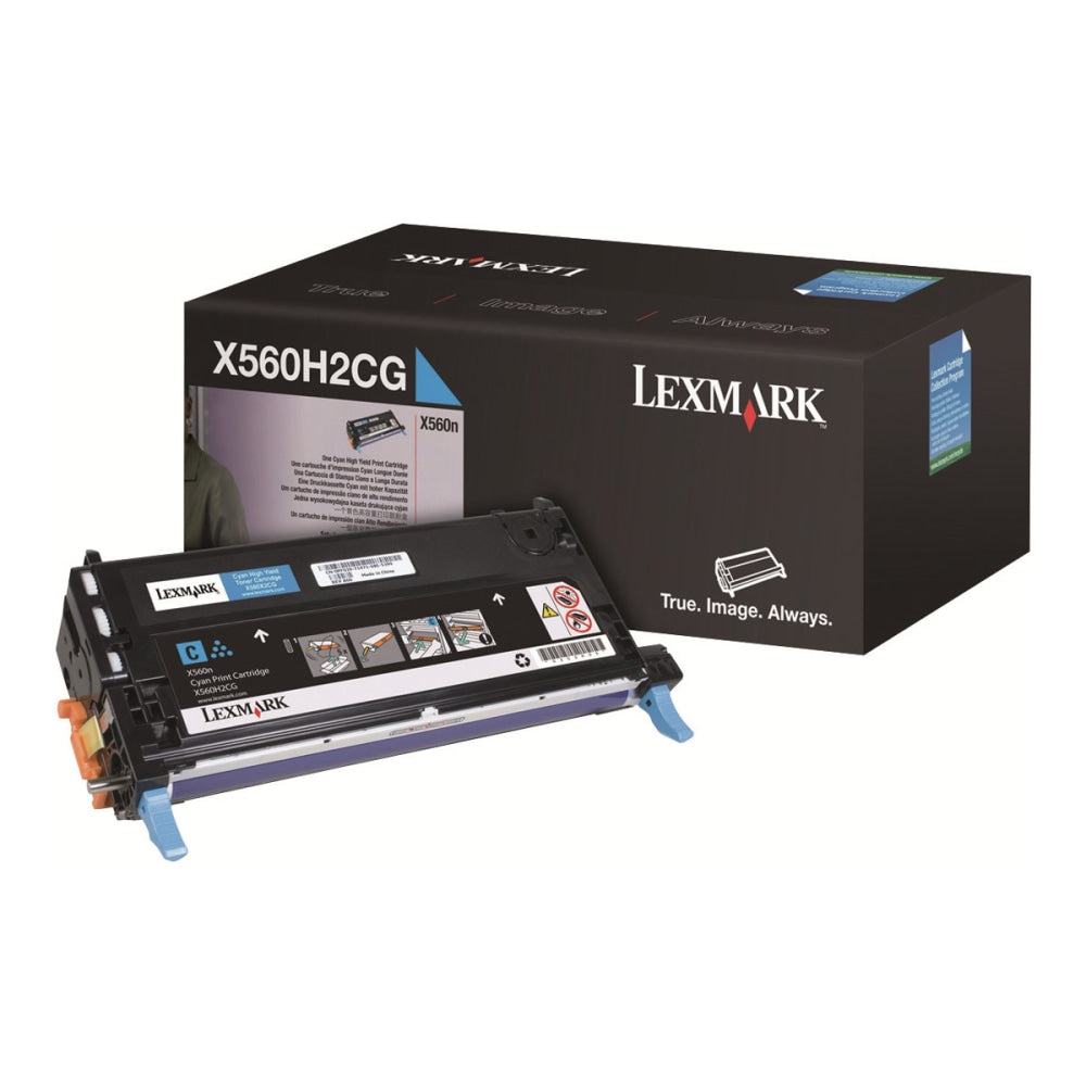 Lexmark X560H2CG Cyan High Yield Toner Cartridge