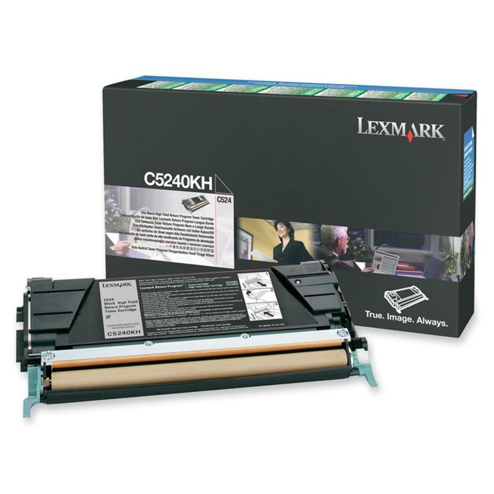 Lexmark C5240KH Black High Yield Return Program Toner Cartridge